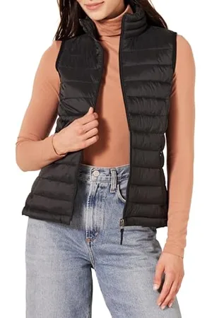 Amazon Piumino Smanicato Ripiegabile Impermeabile Leggero Donna, , L