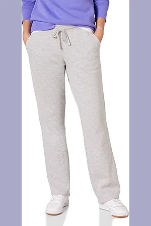 Amazon Pantaloni Sportivi in Pile a Gamba Dritta vestibilità Regular (Disponibili in Taglie Forti) Donna, , 4XL Plus