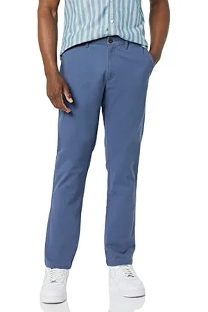 Amazon Pantaloni Chino Elasticizzati Casual vestibilità Sportiva (Disponibili in Taglie Extra Forti) Uomo, , 29W / 30L