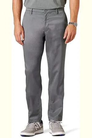 Amazon Pantaloni da Golf Elasticizzati dalla vestibilità Sportiva (Disponibili in Taglie Extra Forti) Uomo, , 28W / 32L