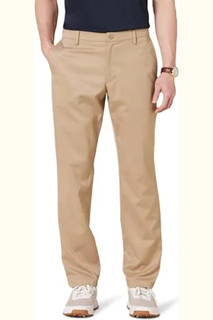 Amazon Pantaloni da Golf Elasticizzati dalla vestibilità Sportiva (Disponibili in Taglie Extra Forti) Uomo, , 32W / 32L