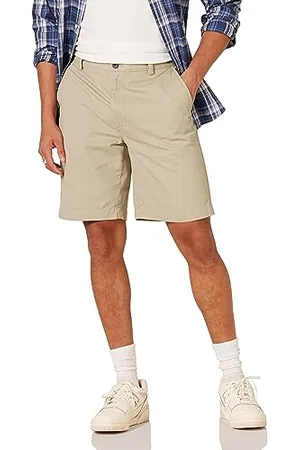 Amazon Pantaloncini Chino Lunghezza Classica da 23 Cm Uomo, , 33W