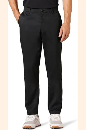 Amazon Pantaloni da Golf Elasticizzati dalla vestibilità Sportiva (Disponibili in Taglie Extra Forti) Uomo, , 52W / 32L