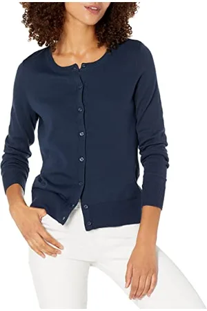 Amazon Cardigan Girocollo Leggero (Taglie Forti Disponibili) Donna, , L