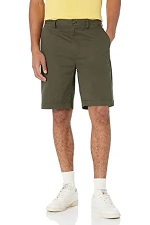 Amazon Pantaloncini Chino Lunghezza Classica Da 23 Cm Uomo, , 33W