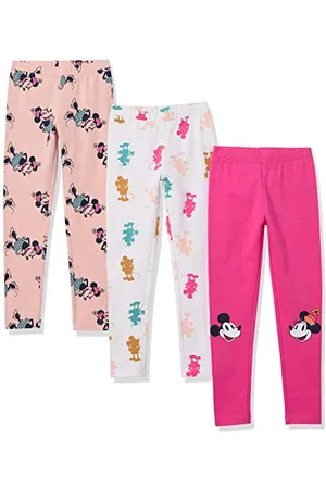 Amazon Disney | Marvel | Star Wars | Frozen | Princess Leggings Bambine e Ragazze, Pacco da 3, , 5 Anni