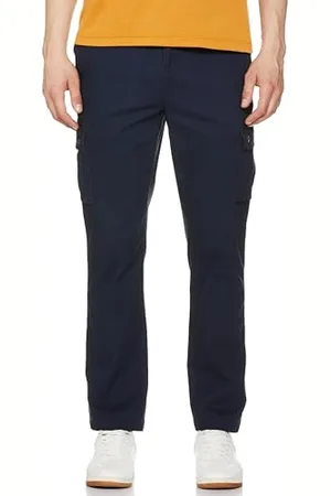 Amazon Pantaloni cargo elasticizzati dal taglio dritto (disponibili nelle taglie Big & Tall) Uomo, , 30W / 29L