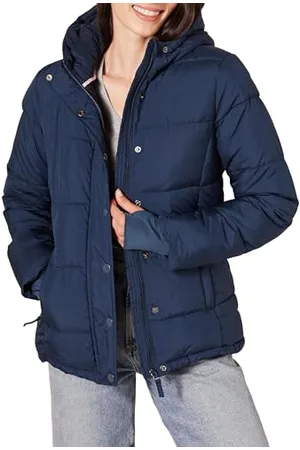 Amazon Piumino Pesante Trapuntato con Cappuccio A Maniche Lunghe (Disponibile in Taglie Forti) Donna, , S