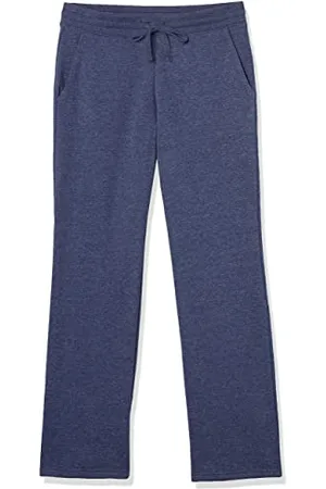 Amazon Pantaloni Sportivi in Pile a Gamba Dritta vestibilità Regular (Disponibili in Taglie Forti) Donna, , S