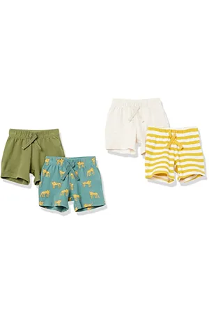 Amazon Pantaloncini Senza Chiusura in Cotone - Colori Fuori Produzione Unisex Bimbi, Pacco da 4, , Prematuro