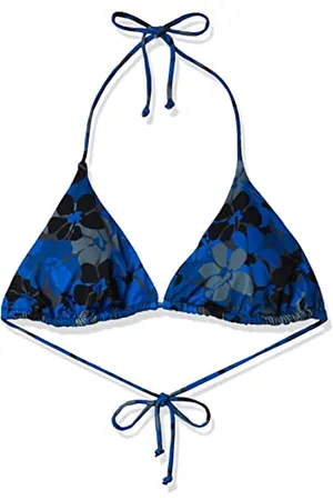 Amazon Top Bikini con Laccetti e Sostegno Leggero Donna, , 48