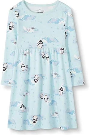 Hanna Andersson By Hanna Andersson Abito in maglia a maniche lunghe in cotone biologico Bimba, , 12 mesi