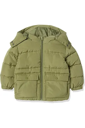 Amazon Piumino a Maniche Lunghe in Sherpa di Poliestere Riciclato (precedentemente Amazon Aware) Unisex Bambini e Ragazzi, , 4 Anni