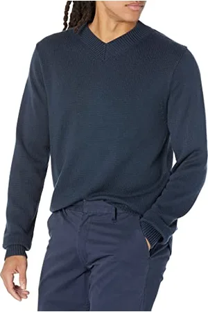Amazon Maglione con Scollo a V dalla vestibilità Standard (Disponibile in Taglie Extra Forti) (precedentemente Amazon Aware) Uomo, , M