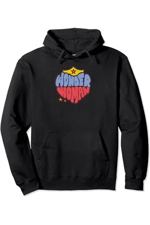 Amazon DC Comics - Logo Wonder Woman a forma di cuore Felpa con Cappuccio