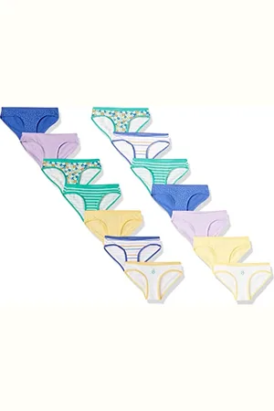 Amazon Intimo Bikini Bambine e Ragazze, Pacco da 14, , 9 Anni