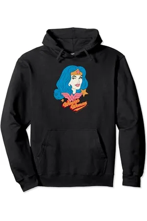 Amazon DC Comics Wonder Woman - Ritratto fumetto Felpa con Cappuccio