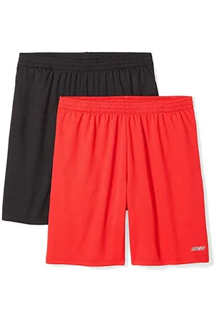 Amazon Pantaloncini Morbidi Tecnici ad Alte Prestazioni (Disponibili nelle Taglie Big & Tall) Uomo, Pacco da 2, , S