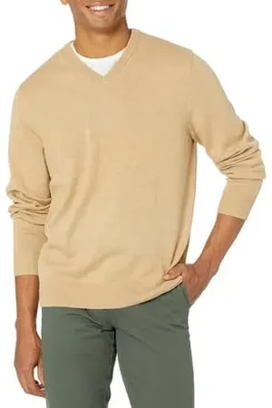 Amazon Maglione con Scollo a V (Disponibile in Taglie Extra Forti) Uomo, , XS