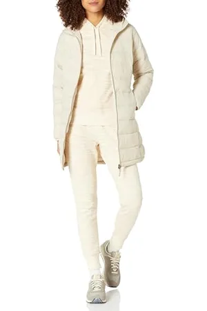 Amazon Piumino Lungo con Cappuccio Ripiegabile, Leggero e Impermeabile (Disponibile in Taglie Forti) Donna, , L