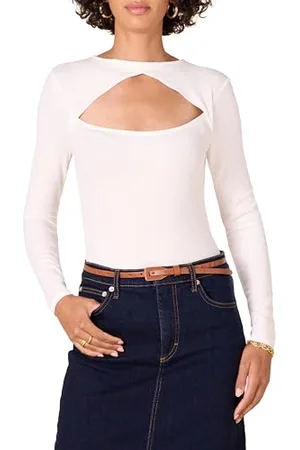 Amazon Body a Maniche Lunghe a Costine Sottili con Intaglio (in precedenza Daily Ritual) Donna, , XXL