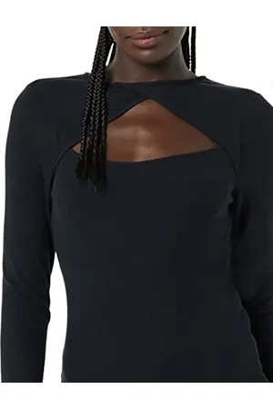 Amazon Body a Maniche Lunghe a Costine Sottili con Intaglio (in precedenza Daily Ritual) Donna, , XS