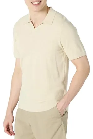 Amazon Pullover Polo in Maglia a Maniche Corte, vestibilità Classica Uomo, , XXL