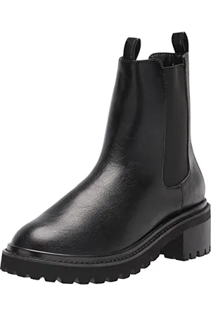 THE DROP Saviah, Stivaletti Chelsea da Donna, da Infilare con Suola Spessa, , 35.5