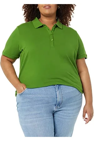 Amazon Polo A Manica Corta (Taglie Forti Disponibili) Donna, , XL
