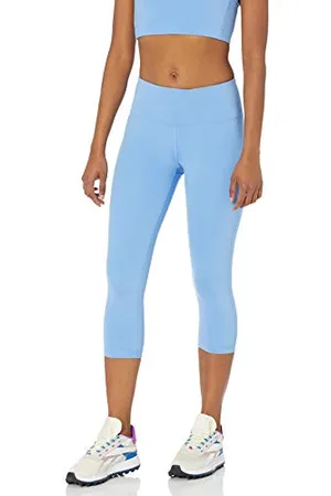 Amazon Leggings Capri Sportivi Modellanti per Allenamento a Vita Media Donna, , L