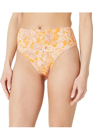 Amazon Slip Bikini a Vita Alta Sgambato Donna, , 50