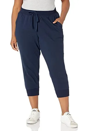 Amazon Pantaloni Joggers Sportivi in Pile (Disponibili in Taglie Forti) Donna, , XL