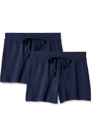 Amazon Pantaloncini di Pigiama Leggeri in Spugna Donna, , XL