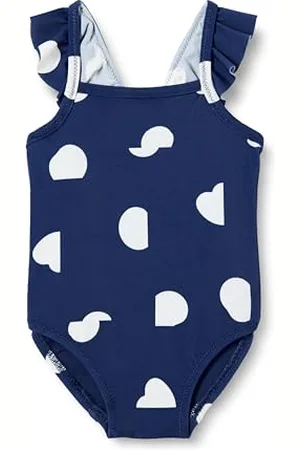Amazon Costume da Bagno Intero con Volant Bimba, , 6-9 Mesi