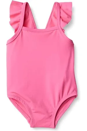 Amazon Costume da Bagno Intero con Volant Bimba, , 3-6 Mesi