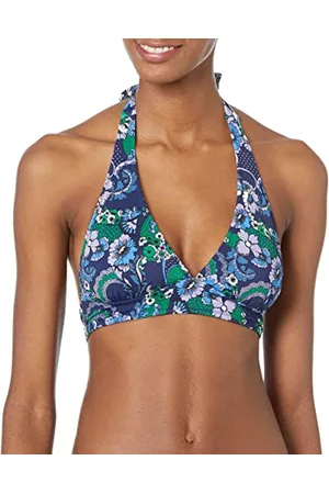 Amazon Costume da Bagno Bikini con Allacciatura al Collo e Supporto Leggero (Disponibile per Taglie Forti) Donna, , 48