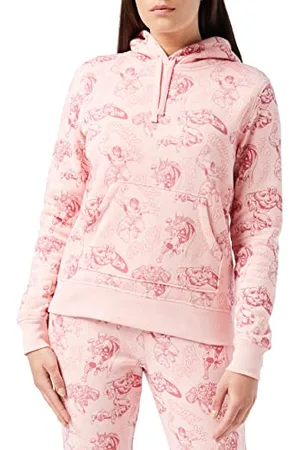 Amazon Disney | Marvel | Star Wars | Princess Felpe con Cappuccio in Pile (Disponibili in Taglie Forti) Donna, , M