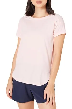 Amazon T-Shirt Girocollo Leggera Studio con vestibilità Comoda (Disponibile in Taglie Forti) Donna, , XXL