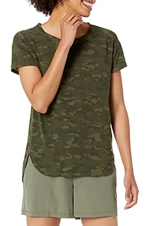 Amazon T-Shirt Girocollo Leggera Studio con vestibilità Comoda (Disponibile in Taglie Forti) Donna, , L