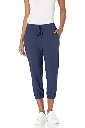 Amazon Pantalone Jogger Corto in Tessuto Elasticizzato ad Alte Prestazioni - colori fuori produzione Donna, , XS
