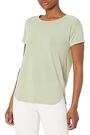 Amazon T-Shirt Girocollo Leggera Studio con vestibilità Comoda (Disponibile in Taglie Forti) Donna, , L