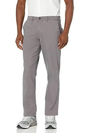 Amazon Pantaloni Chino Elasticizzati Casual Vestibilità Sportiva (Disponibili in Taglie Extra Forti) Uomo, , 32W / 28L