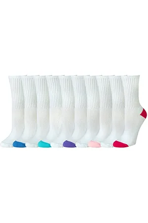 Amazon Calzini in Cotone, Leggermente Imbottiti Donna, 10 Paia, , 36-39.5