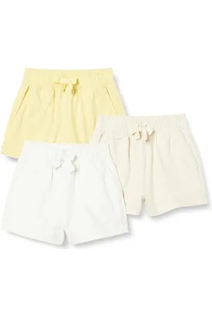 Amazon Pantaloncini Facili da Indossare Bambine e ragazze, Pacco da 3, , 9 anni