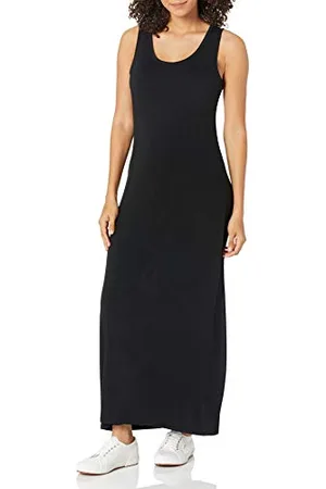 Amazon Maxi Abito a Canottiera con Vita Stretta (Taglie Forti Disponibili) Donna, , 6XL Plus