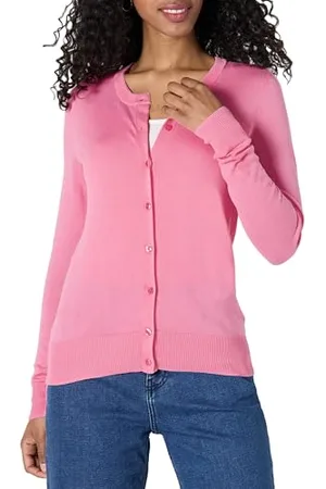 Amazon Cardigan Girocollo Leggero (Taglie Forti Disponibili) Donna, , XS