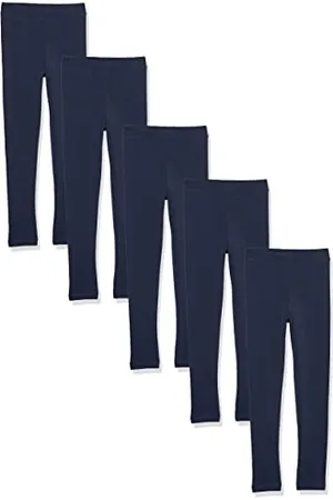 Amazon Leggings Bambine e Ragazze, Pacco da 5, , 9 Anni