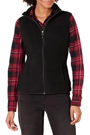 Amazon Gilet in Morbido Pile Senza Maniche dalla vestibilità Classica (Disponibile in Taglie Forti) Donna, , L