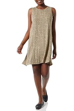 Amazon Abito Swing a Canottiera (Taglie Forti Disponibili) Donna, , S