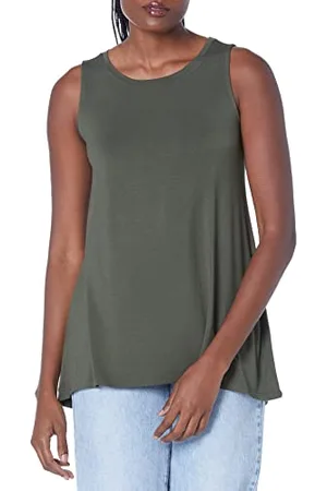 Amazon Canotta Svasata (Taglie Forti Disponibili) Donna, , L
